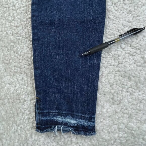 FRAME Le High Side Slit Skinny Released Hem Jean Ferdinand Womens 28 - Picture 6 of 11